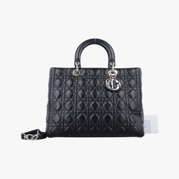 Lady DiorBlacklambskin18-MA-1104レディディオールブラックラムスキン18-MA-1104