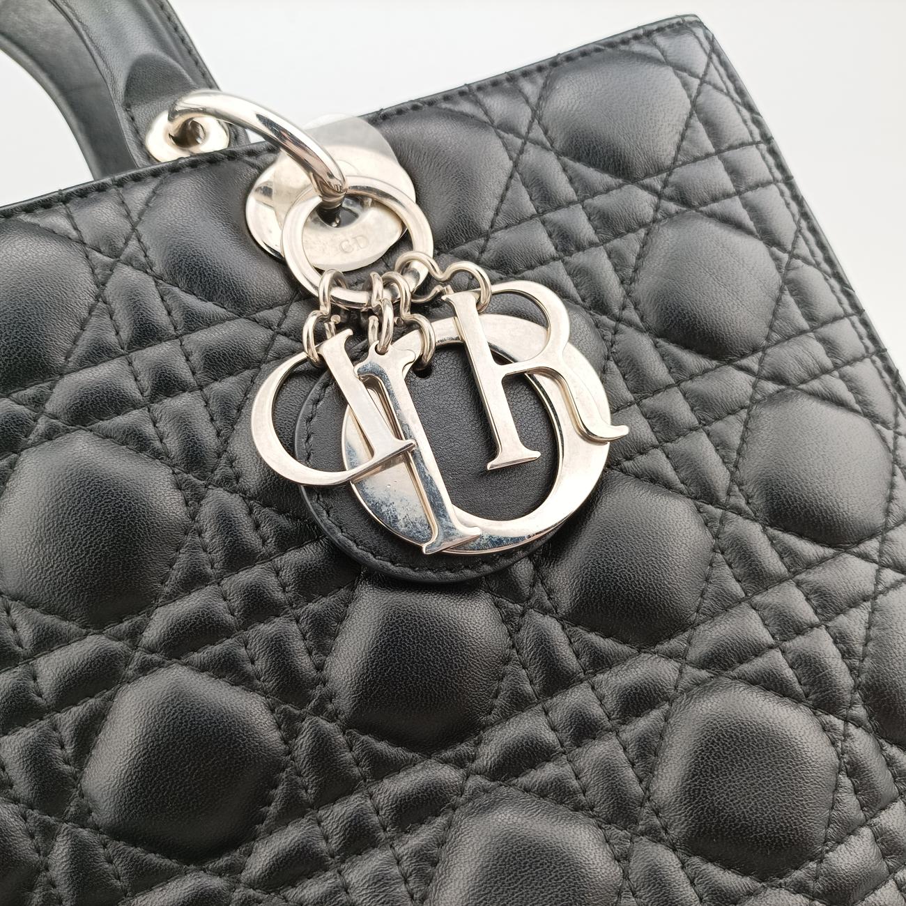 Lady DiorBlacklambskin18-MA-1104レディディオールブラックラムスキン18-MA-1104
