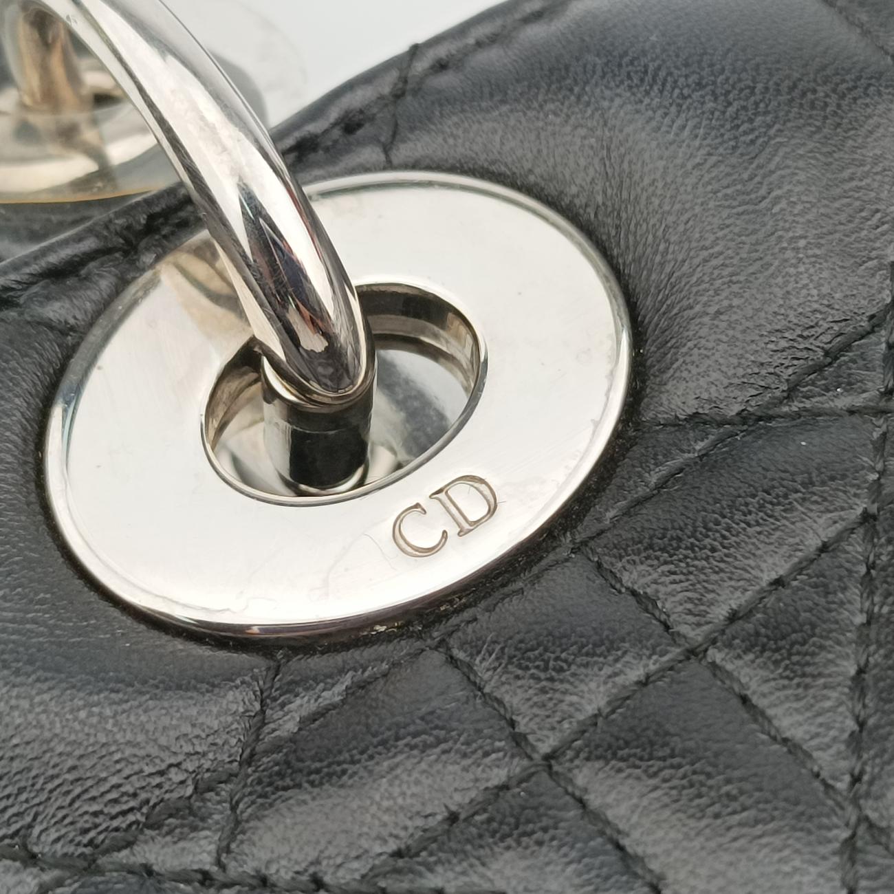 Lady DiorBlacklambskin18-MA-1104レディディオールブラックラムスキン18-MA-1104