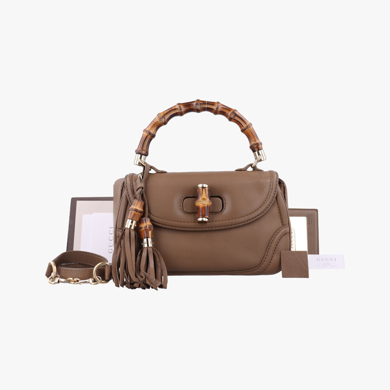 New BambooBrownLeatherE7477510ニューバンブーブラウンレザー254884E7477510