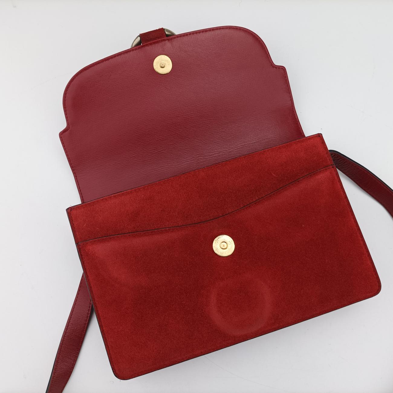 GG Ring GG MarmontRedsuede589474F029952825GGリング GGマーモントレッドスエード589474F029952825