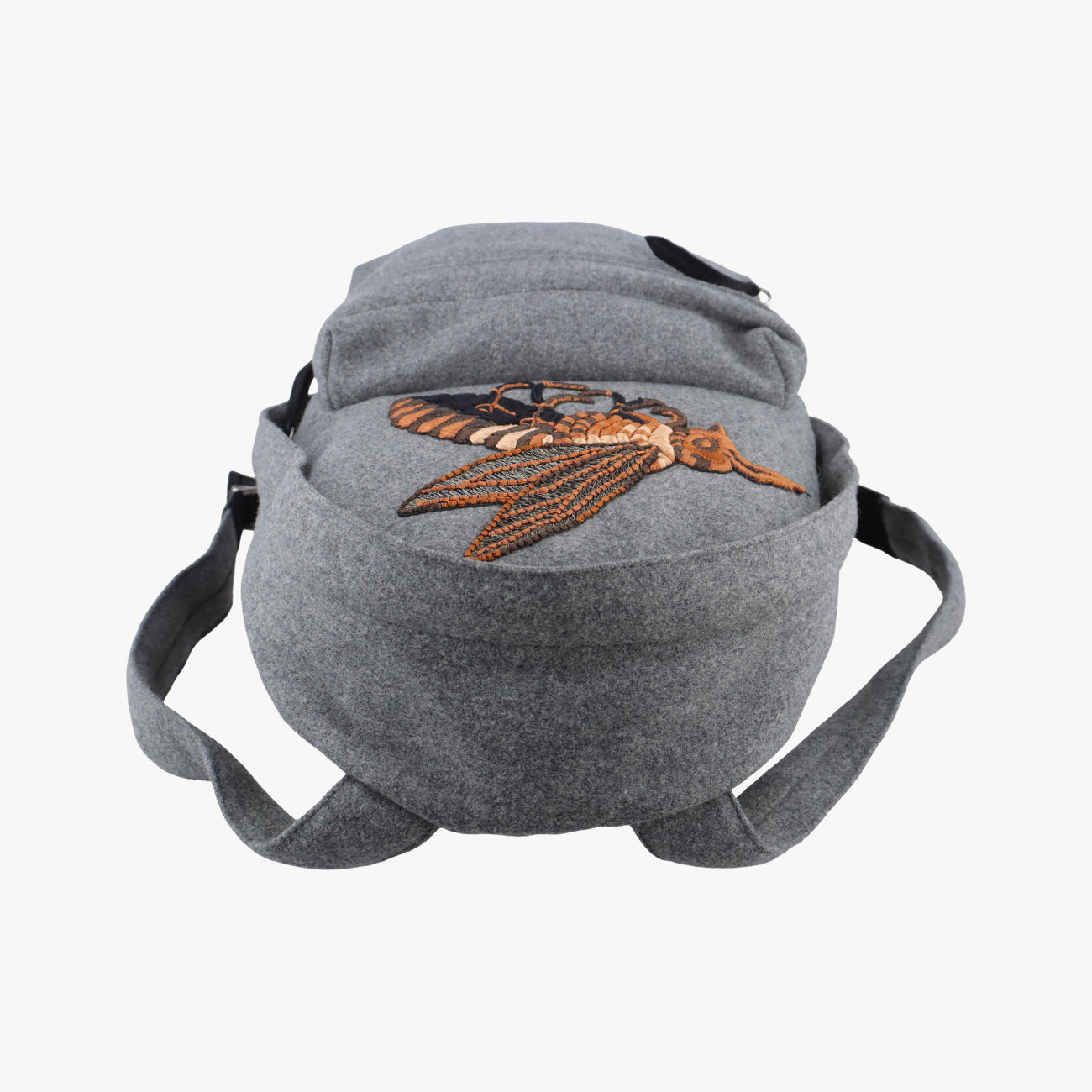 Bee EmbroideredGreyfabric400248F019070113ビー エンブロイダードグレーファブリック400248F019070113