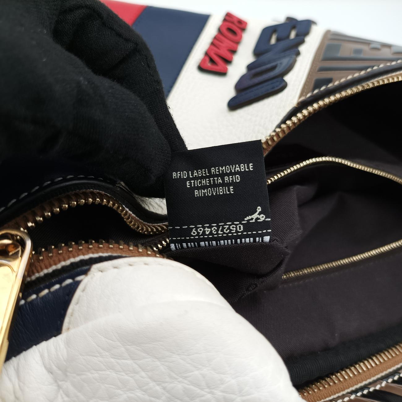 Fila Collaboration Zucca Pattern LogomaniaMulticolourLeather7VA4347VA434A5PH 198-8241ズッカ柄 ダイアゴナルマルチカラーレザー7VA4347VA434A5PH 198-8241