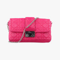 Miss Dior Cannage New LockRoselambskin03-LU-0142ミスディオール カナージュ ニューロックローズ レッドラムスキン03-LU-0142