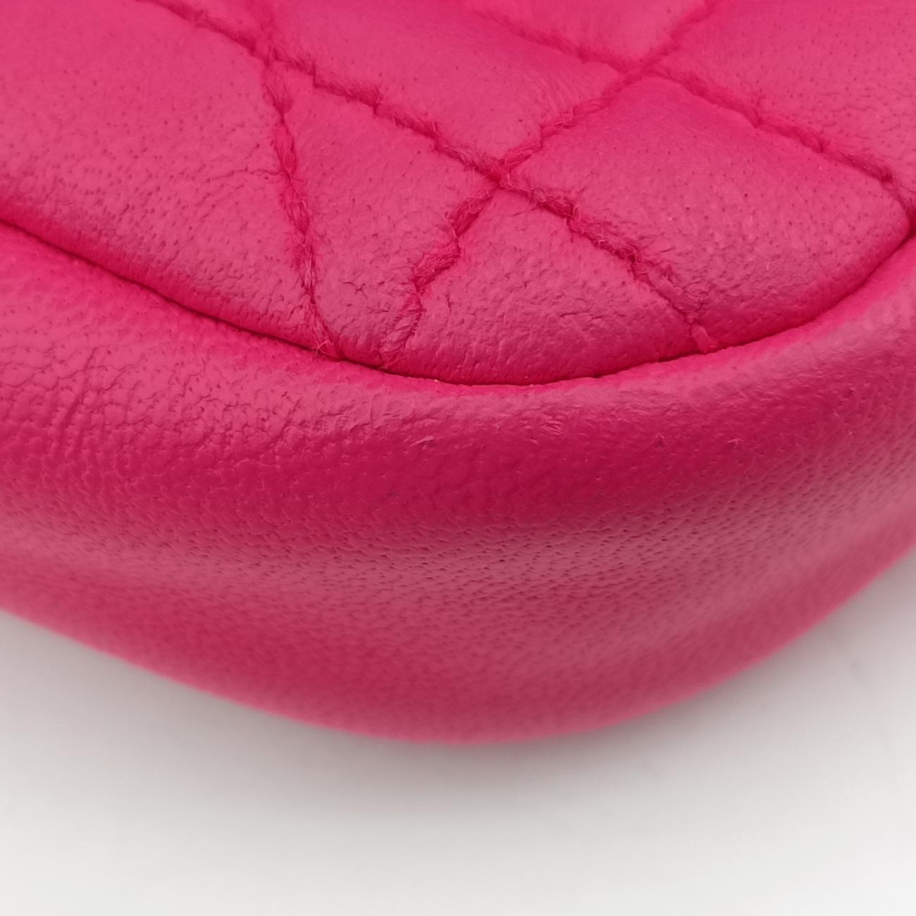 Miss Dior Cannage New LockRoselambskin03-LU-0142ミスディオール カナージュ ニューロックローズ レッドラムスキン03-LU-0142