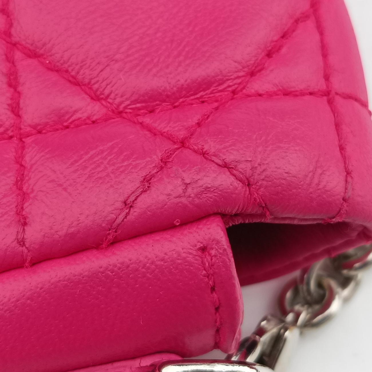 Miss Dior Cannage New LockRoselambskin03-LU-0142ミスディオール カナージュ ニューロックローズ レッドラムスキン03-LU-0142