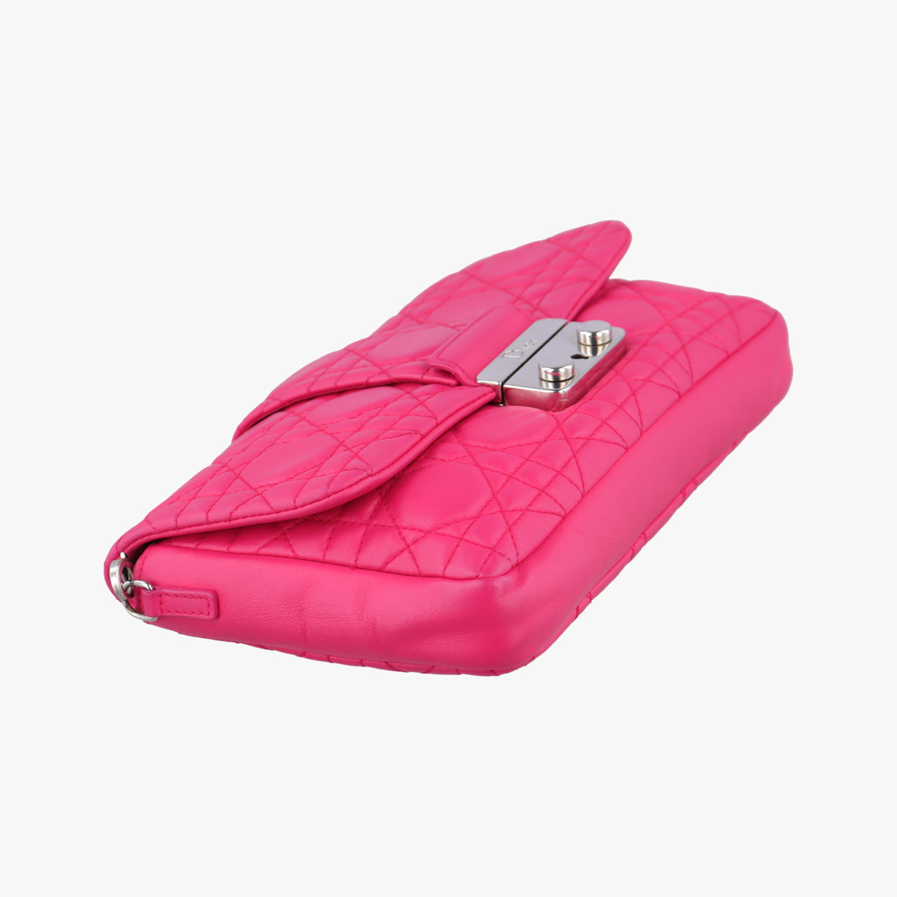 Miss Dior Cannage New LockRoselambskin03-LU-0142ミスディオール カナージュ ニューロックローズ レッドラムスキン03-LU-0142