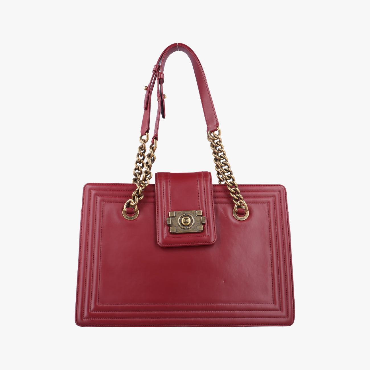 Jetsetter Boy Shopping ToteRedLeatherA6670815636890ジェットセッター ボーイ ショッピング トートレッドレザーA6670815636890