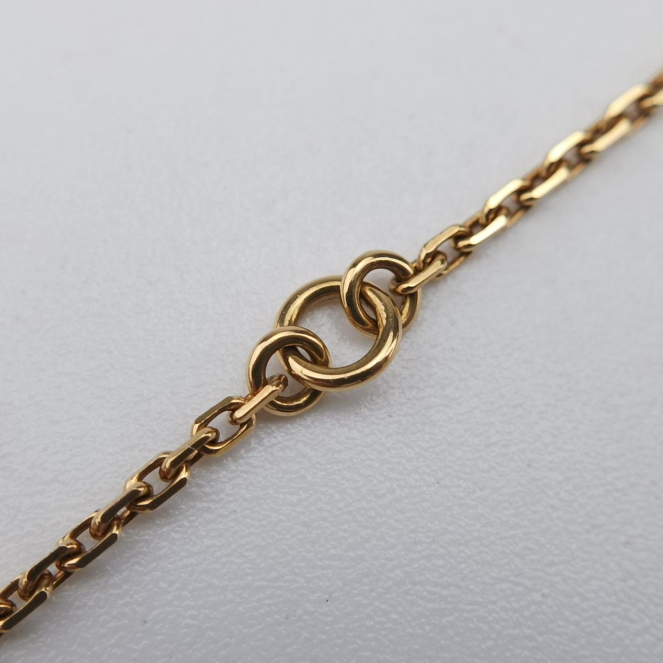 Vintage Alhambra onyxGoldenAU750ARA45800JE090537ヴィンテージ アルハンブラ オニキスゴールドAU750ARA45800JE090537