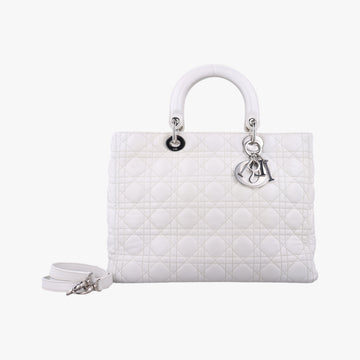 Lady DiorWhitelambskin08-MA-0141レディ ディオールホワイトラムスキン08-MA-0141