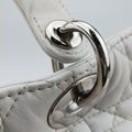 Lady DiorWhitelambskin08-MA-0141レディ ディオールホワイトラムスキン08-MA-0141