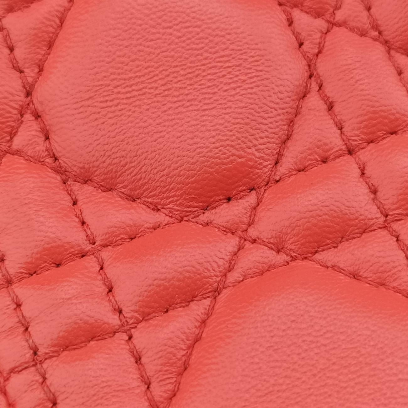 Lady DiorOrangelambskin15-BO-0133レディディオールオレンジラムスキン15-BO-0133