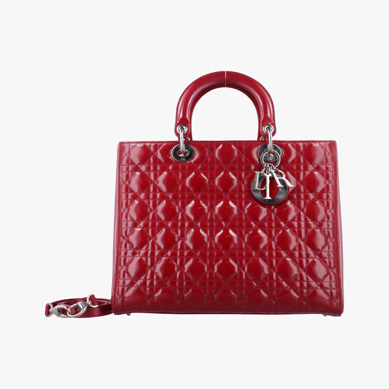 Lady DiorRedpatent16-BO-0112 Bレディディオールレッドパテント16-BO-0112 B