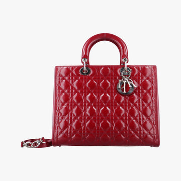 Lady DiorRedpatent16-BO-0112 Bレディディオールレッドパテント16-BO-0112 B