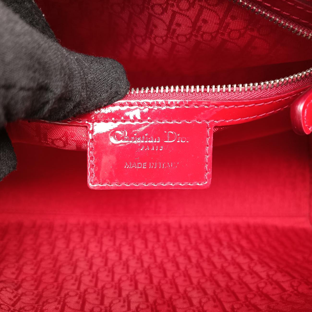 Lady DiorRedpatent16-BO-0112 Bレディディオールレッドパテント16-BO-0112 B