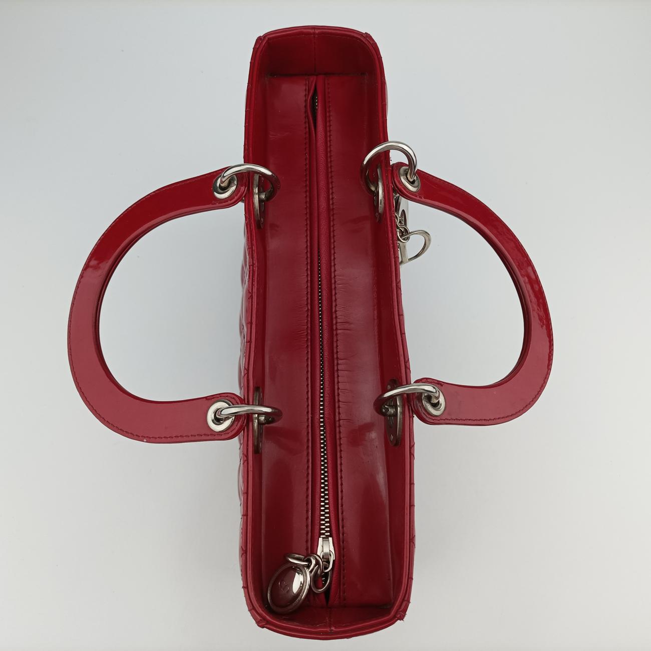 Lady DiorRedpatent16-BO-0112 Bレディディオールレッドパテント16-BO-0112 B