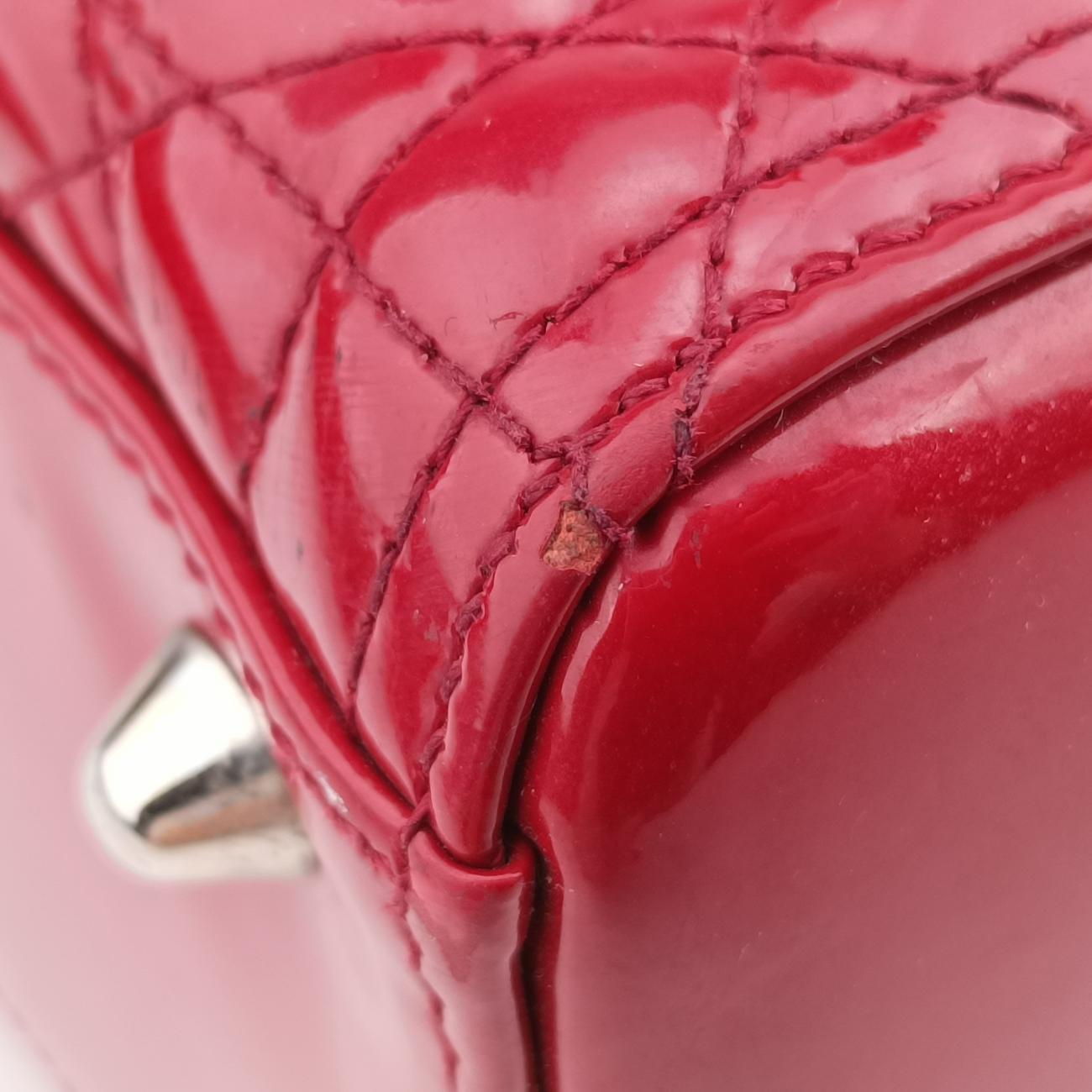 Lady DiorRedpatent16-BO-0112 Bレディディオールレッドパテント16-BO-0112 B
