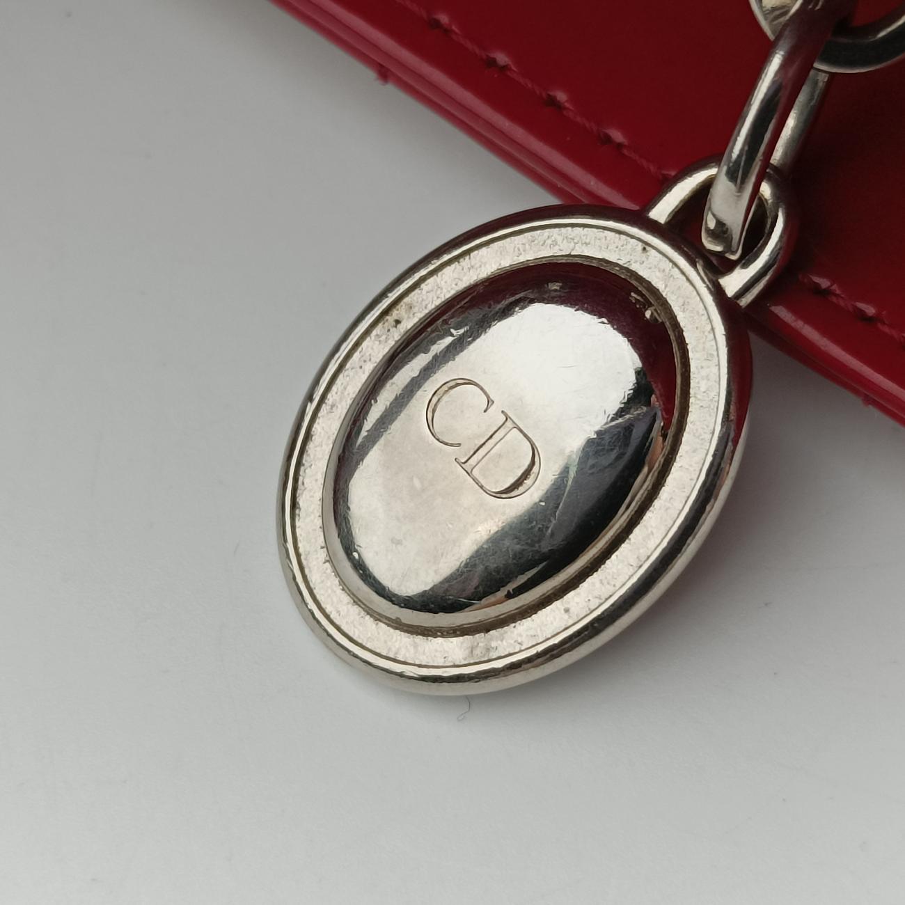 Lady DiorRedpatent16-BO-0112 Bレディディオールレッドパテント16-BO-0112 B