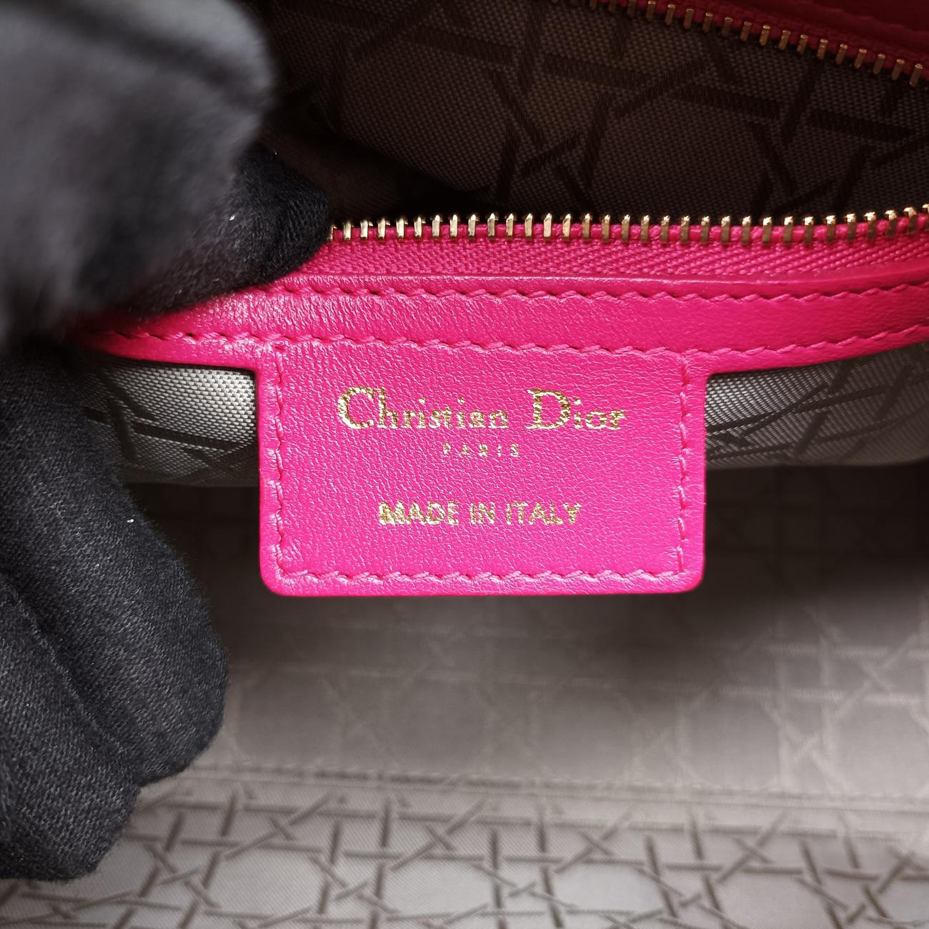 Lady DiorPinkLeather18-MA-0194レディディオールピンクレザー18-MA-0194