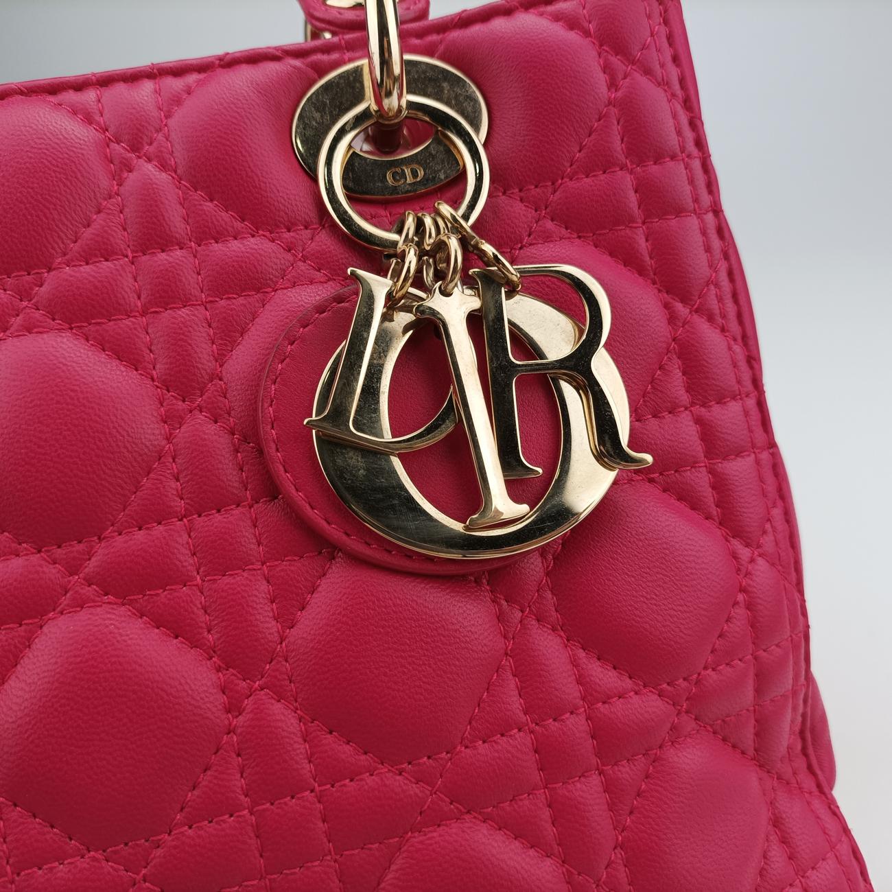 Lady DiorPinkLeather18-MA-0194レディディオールピンクレザー18-MA-0194