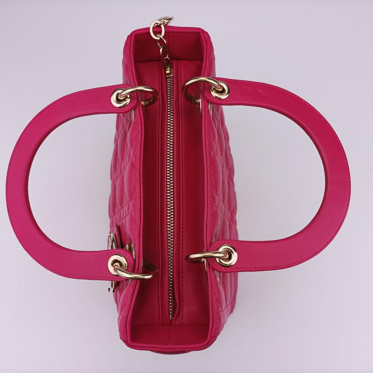 Lady DiorPinkLeather18-MA-0194レディディオールピンクレザー18-MA-0194