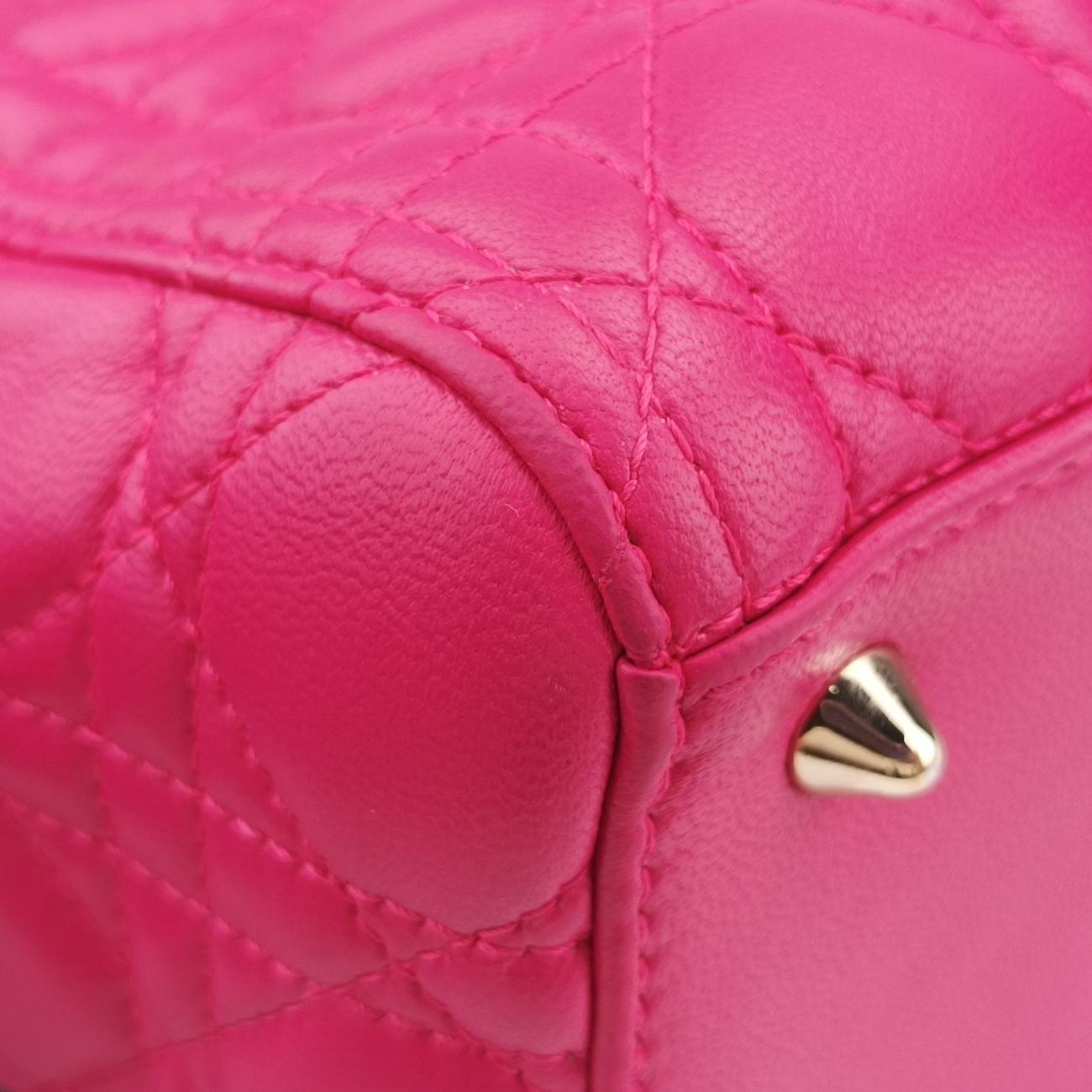 Lady DiorPinkLeather18-MA-0194レディディオールピンクレザー18-MA-0194
