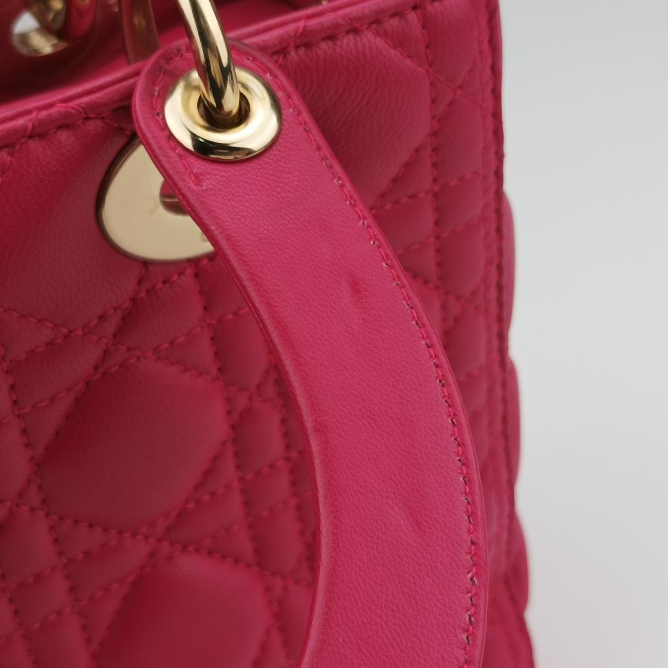 Lady DiorPinkLeather18-MA-0194レディディオールピンクレザー18-MA-0194