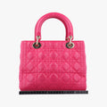 Lady DiorPinkLeather18-MA-0194レディディオールピンクレザー18-MA-0194