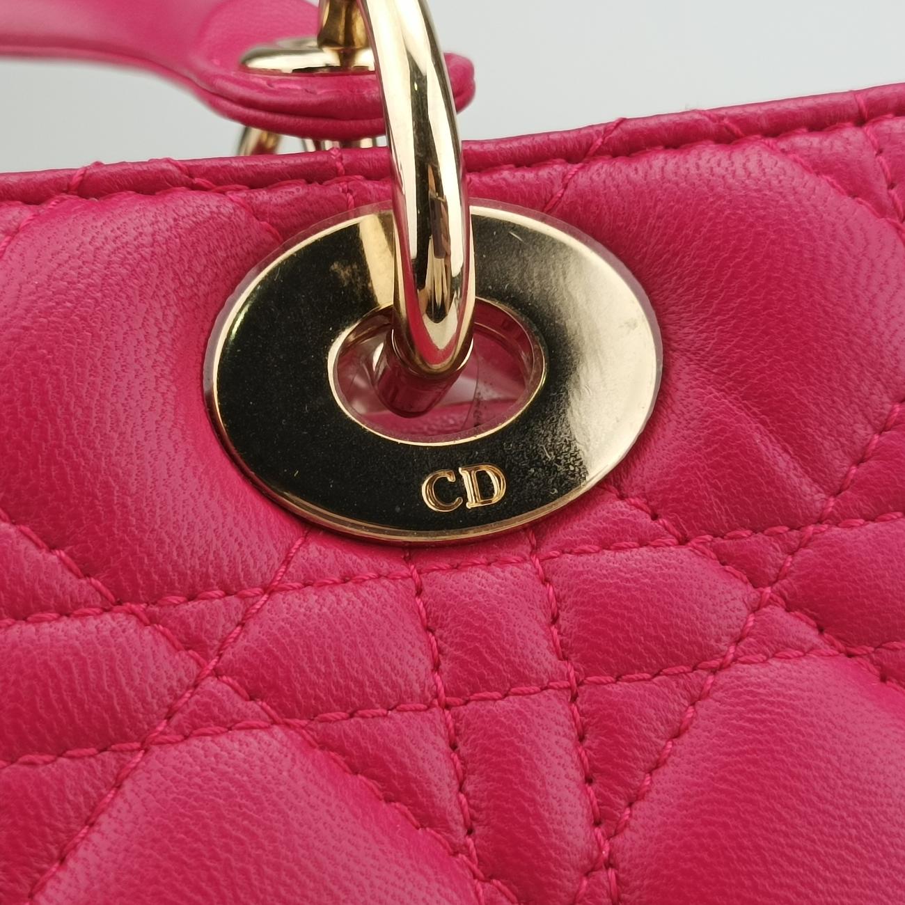 Lady DiorPinkLeather18-MA-0194レディディオールピンクレザー18-MA-0194