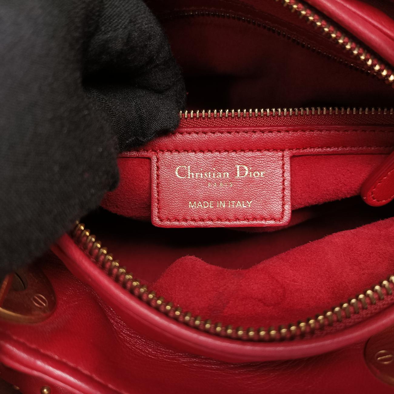 Lady DiorRedlambskin16-BO-0117レディディオールレッドラムスキン16-BO-0117