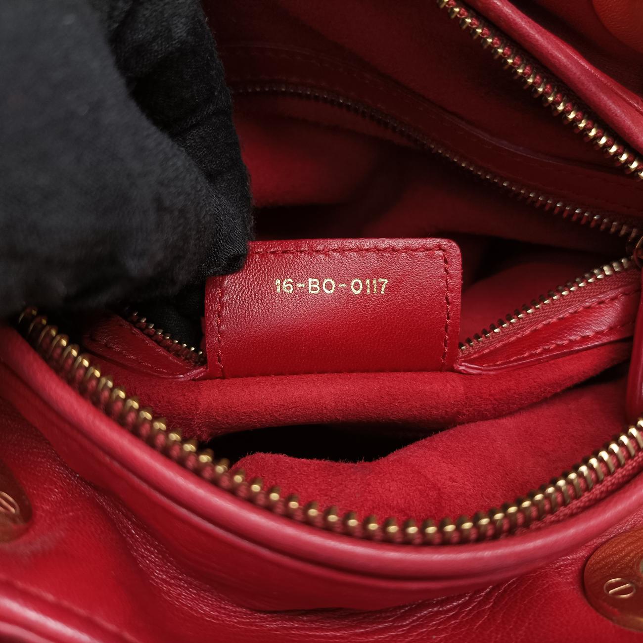 Lady DiorRedlambskin16-BO-0117レディディオールレッドラムスキン16-BO-0117