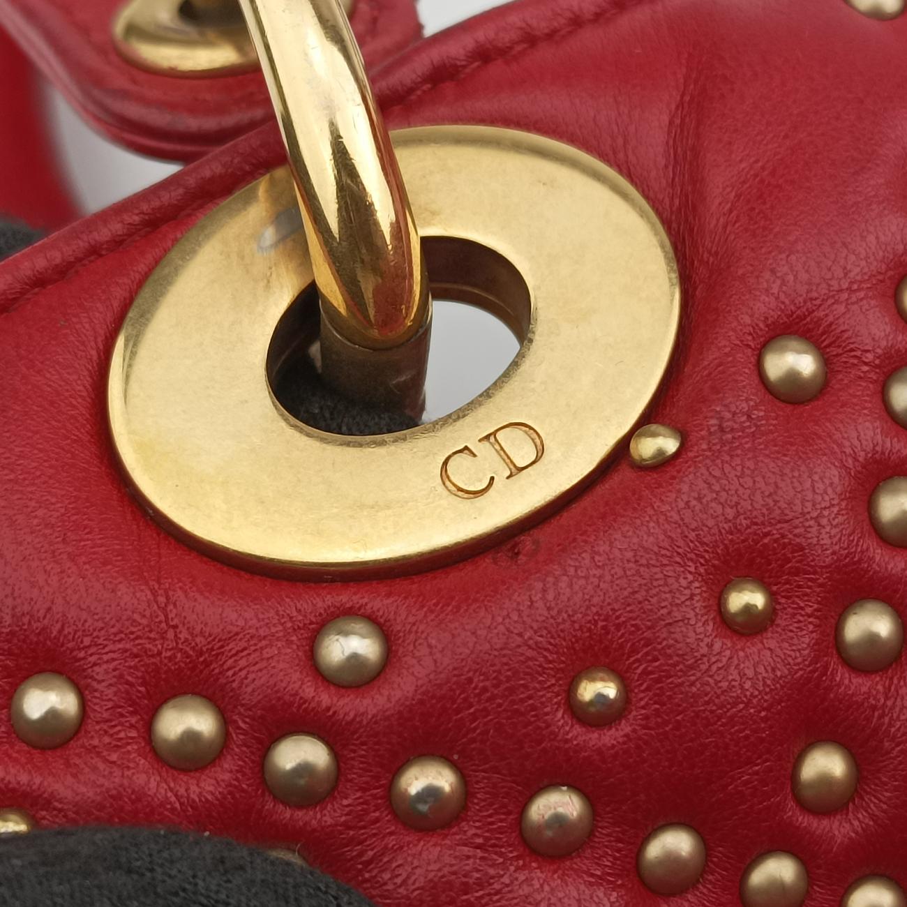 Lady DiorRedlambskin16-BO-0117レディディオールレッドラムスキン16-BO-0117