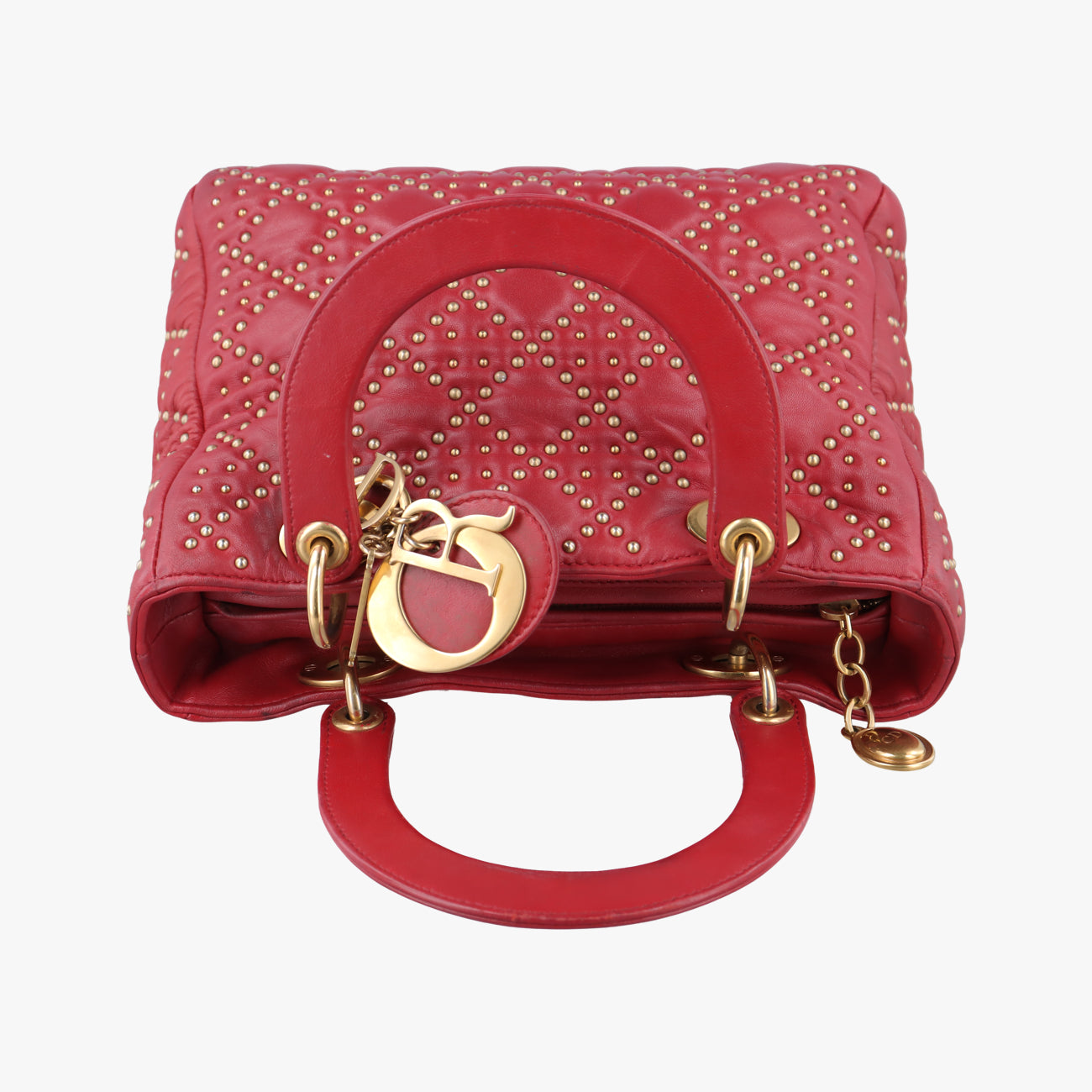 Lady DiorRedlambskin16-BO-0117レディディオールレッドラムスキン16-BO-0117