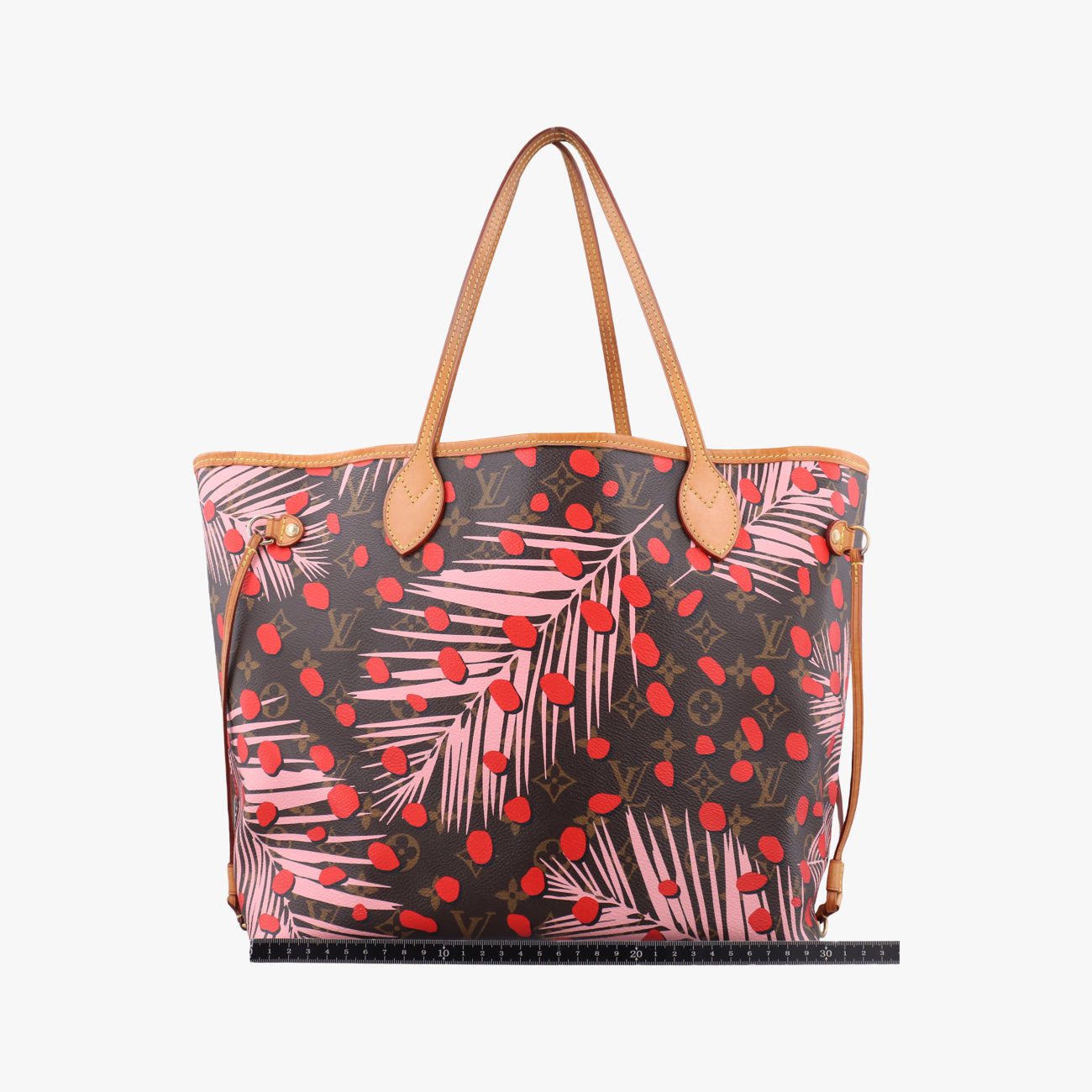Neverfull MM Jungle DotMARRON×SUGAR PINK POPPYMonogram CanvasM41979AR0186ネヴァーフルMM ジャングルドットマロン×シュガー ピンク ポピーモノグラムキャンバスM41979AR0186