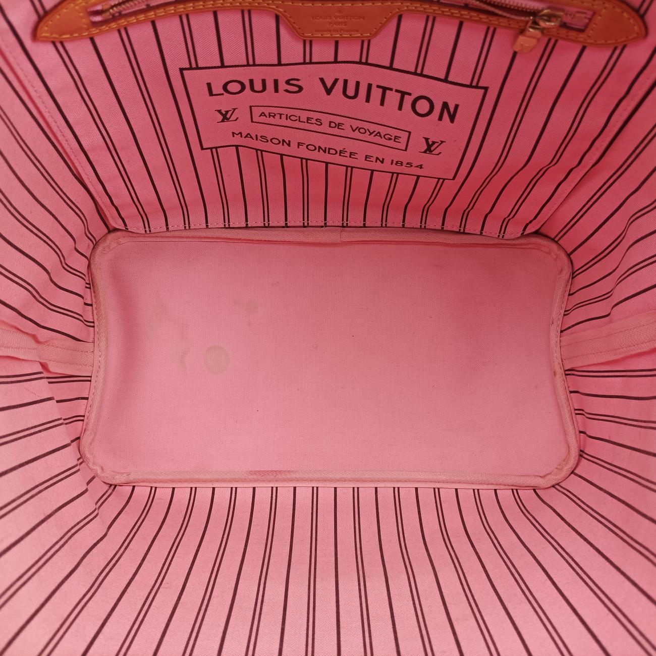 Neverfull MM Jungle DotMARRON×SUGAR PINK POPPYMonogram CanvasM41979AR0186ネヴァーフルMM ジャングルドットマロン×シュガー ピンク ポピーモノグラムキャンバスM41979AR0186