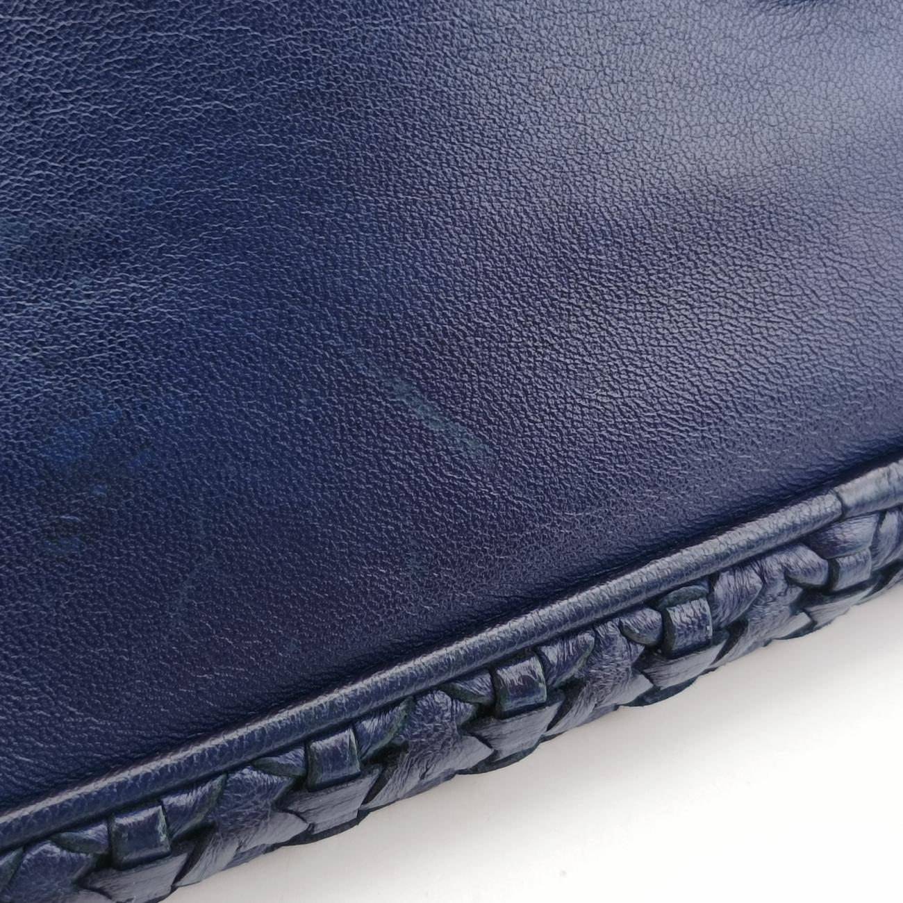 Soft Lady Dior Canage INTRECCIATO ToteBluelambskin26-MA-0098ソフト レディディオール カナージュ イントレチャート トートブルーラムスキン26-MA-0098