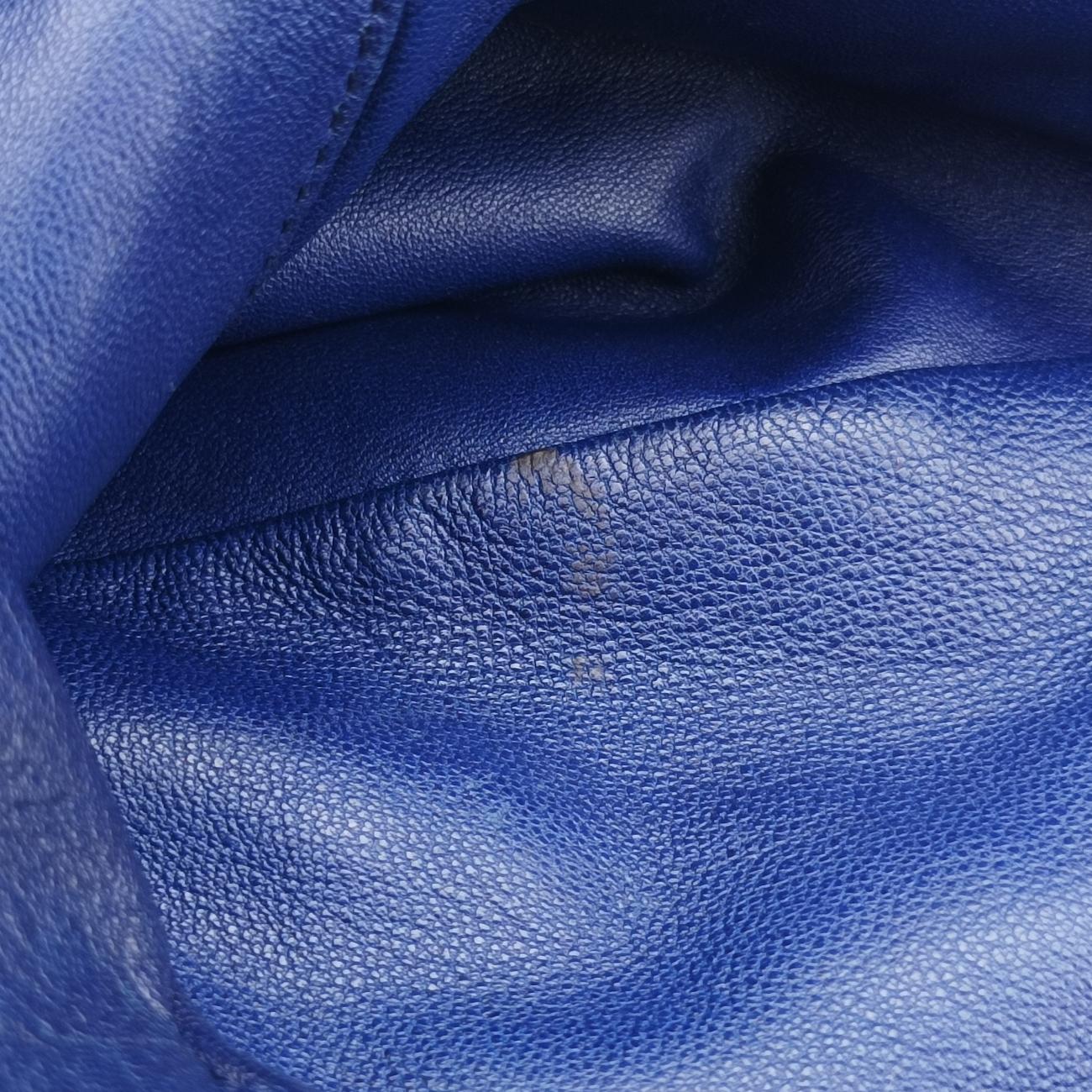 Soft Lady Dior Canage INTRECCIATO ToteBluelambskin26-MA-0098ソフト レディディオール カナージュ イントレチャート トートブルーラムスキン26-MA-0098