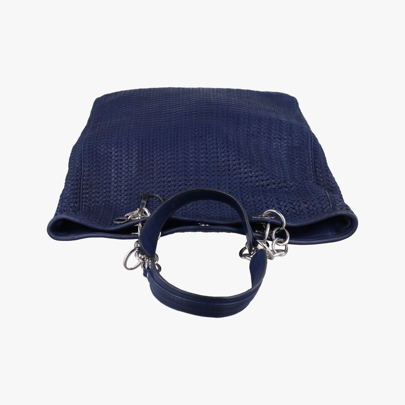 Soft Lady Dior Canage INTRECCIATO ToteBluelambskin26-MA-0098ソフト レディディオール カナージュ イントレチャート トートブルーラムスキン26-MA-0098