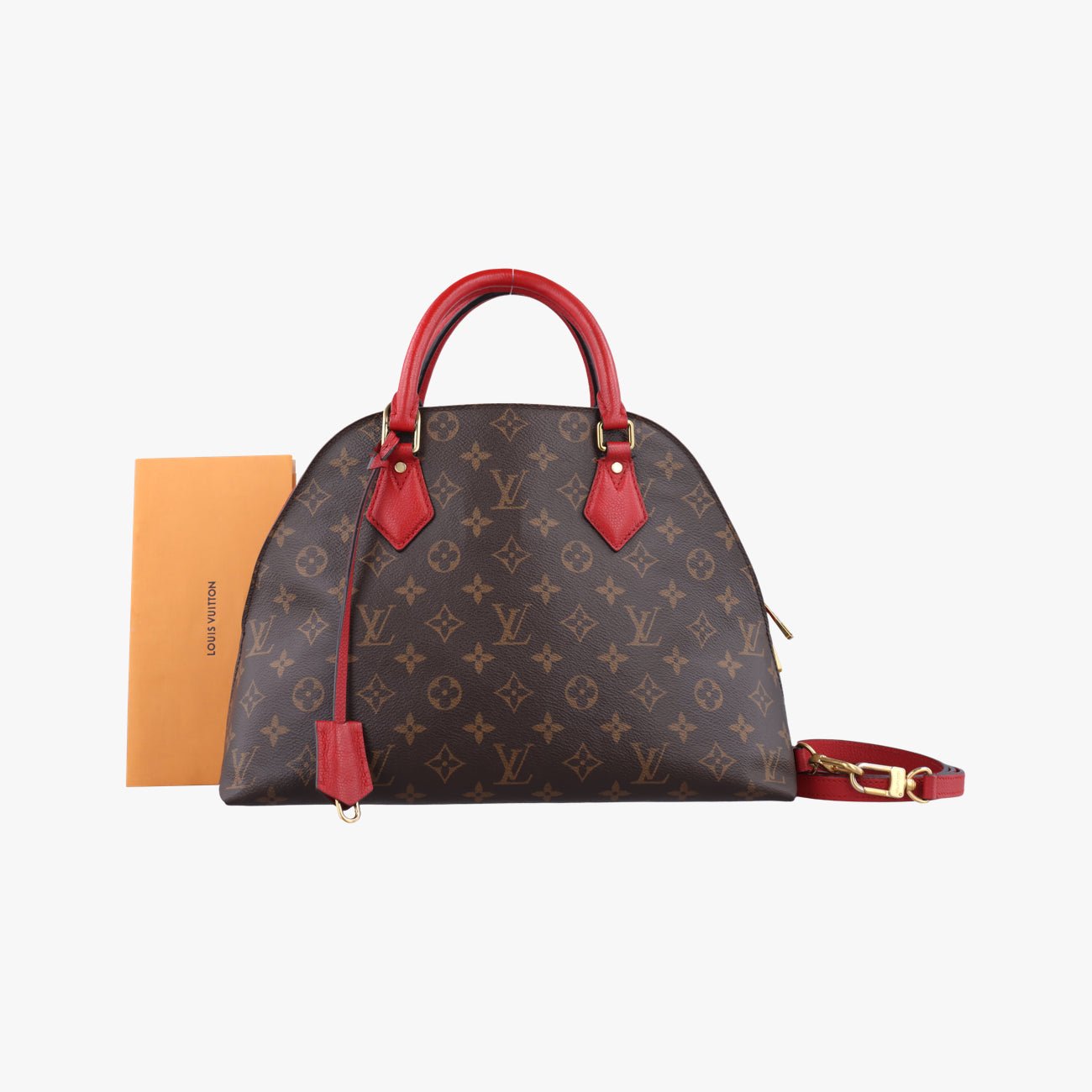 Alma Bag Into BagBrown ×RougeMonogram Canvas×calf leatherM41779SP3196アルマ バッグ イントゥー バッグモノグラム/ブラウン系×ルージュモノグラムキャンバス×カーフレザーM41779SP3196