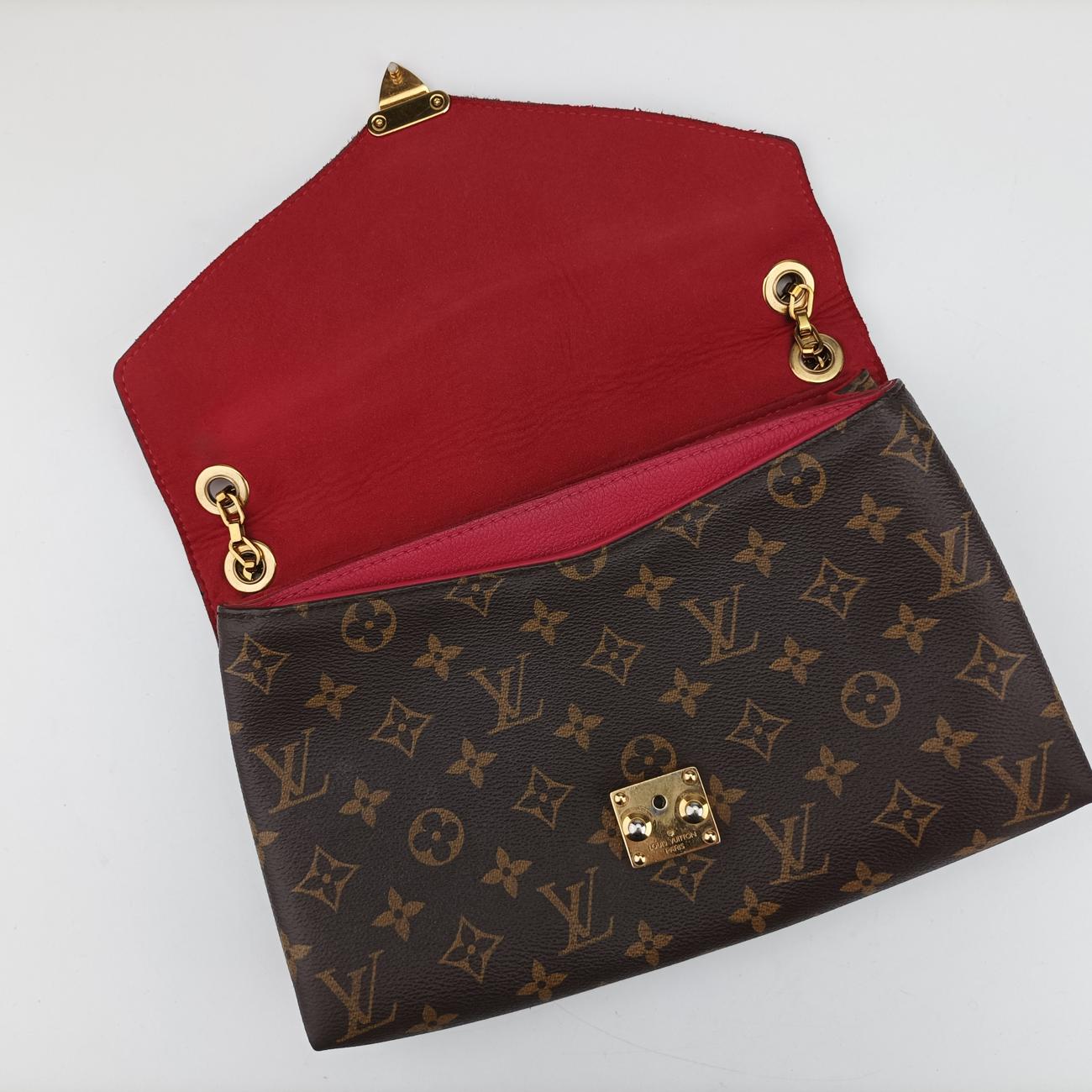 PALLAS ChainBrown×CERISEMonogram Canvas×calf leatherM41201CA1145パラス チェーンモノグラム/ブラウン系×スリーズモノグラムキャンバス×カーフレザーM41201CA1145