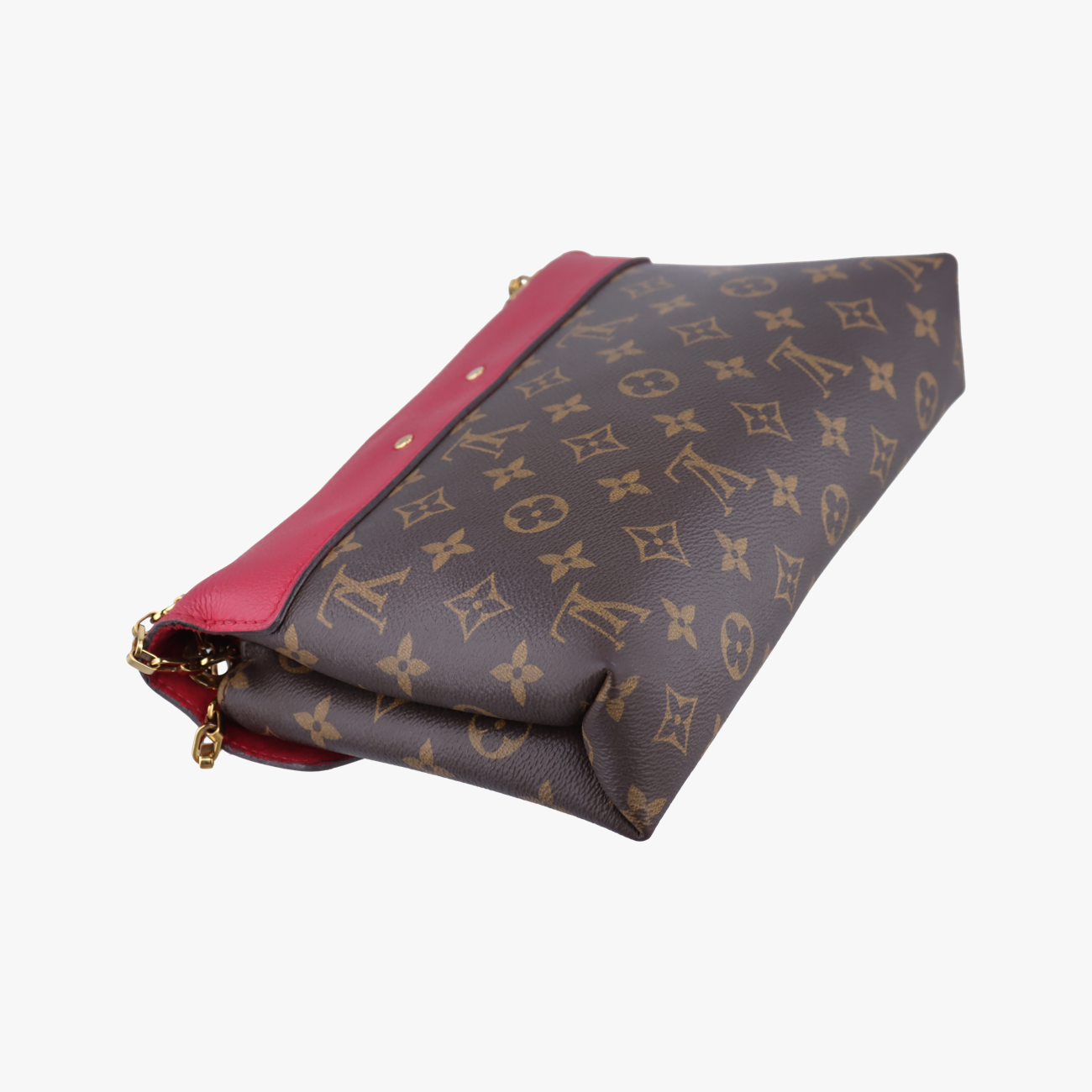 PALLAS ChainBrown×CERISEMonogram Canvas×calf leatherM41201CA1145パラス チェーンモノグラム/ブラウン系×スリーズモノグラムキャンバス×カーフレザーM41201CA1145