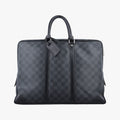Porte Documents VoyageNoirDamier GraphiteN41125RI1193ポルト ドキュマン ヴォワヤージュノワールダミエグラフィットN41125RI1193