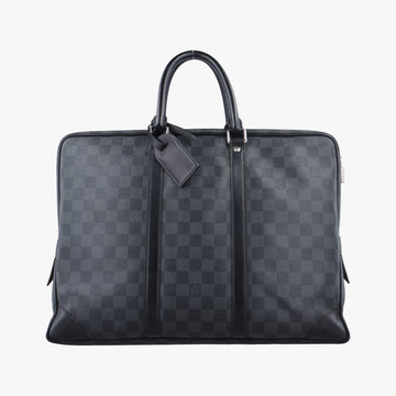 Porte Documents VoyageNoirDamier GraphiteN41125RI1193ポルト ドキュマン ヴォワヤージュノワールダミエグラフィットN41125RI1193