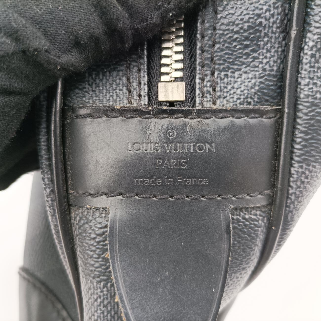 Porte Documents VoyageNoirDamier GraphiteN41125RI1193ポルト ドキュマン ヴォワヤージュノワールダミエグラフィットN41125RI1193
