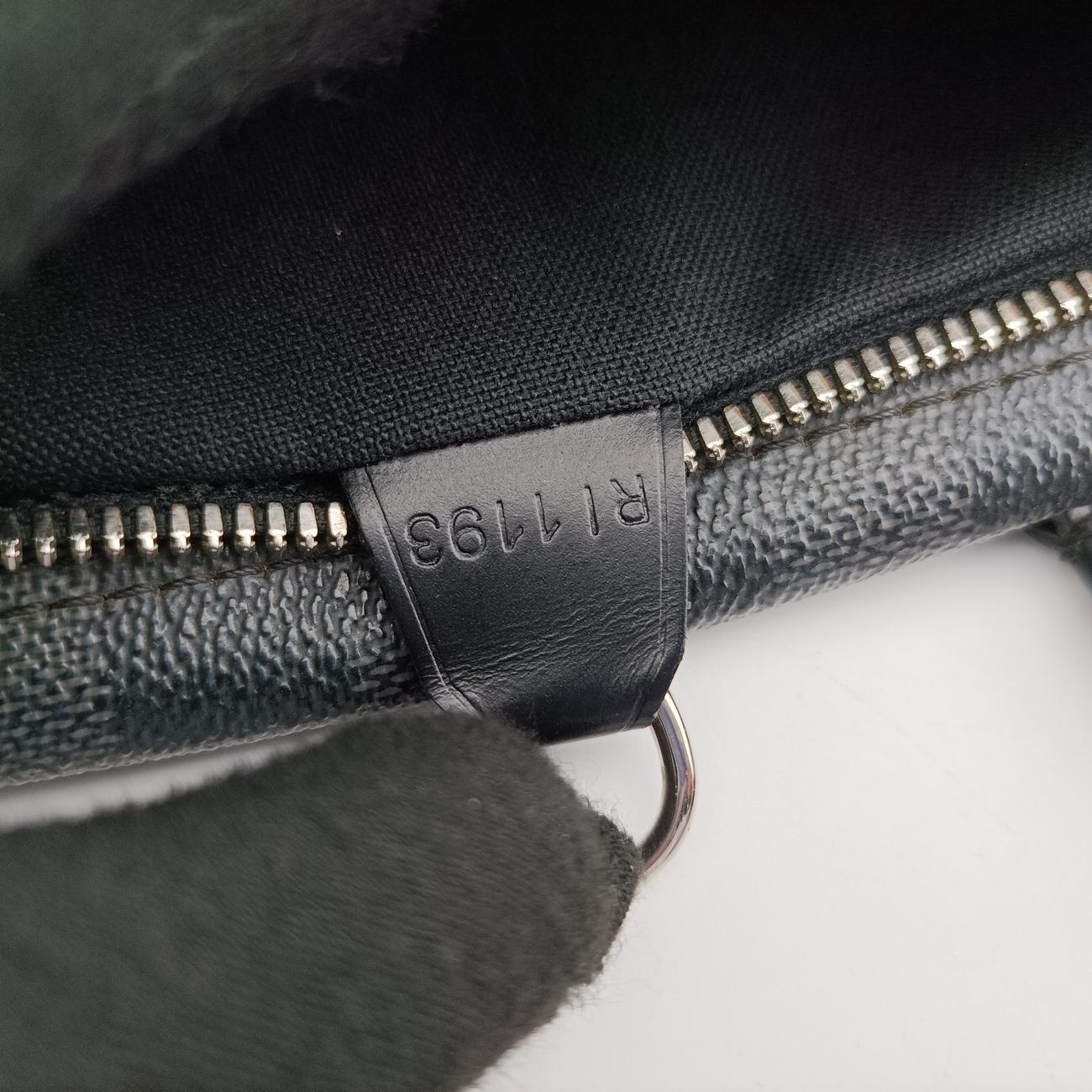 Porte Documents VoyageNoirDamier GraphiteN41125RI1193ポルト ドキュマン ヴォワヤージュノワールダミエグラフィットN41125RI1193