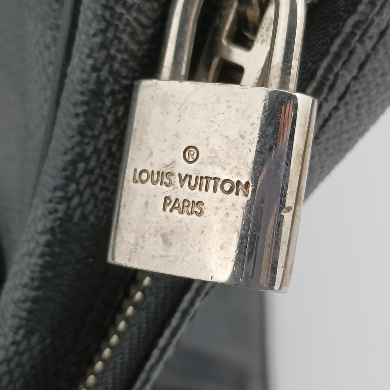Porte Documents VoyageNoirDamier GraphiteN41125RI1193ポルト ドキュマン ヴォワヤージュノワールダミエグラフィットN41125RI1193