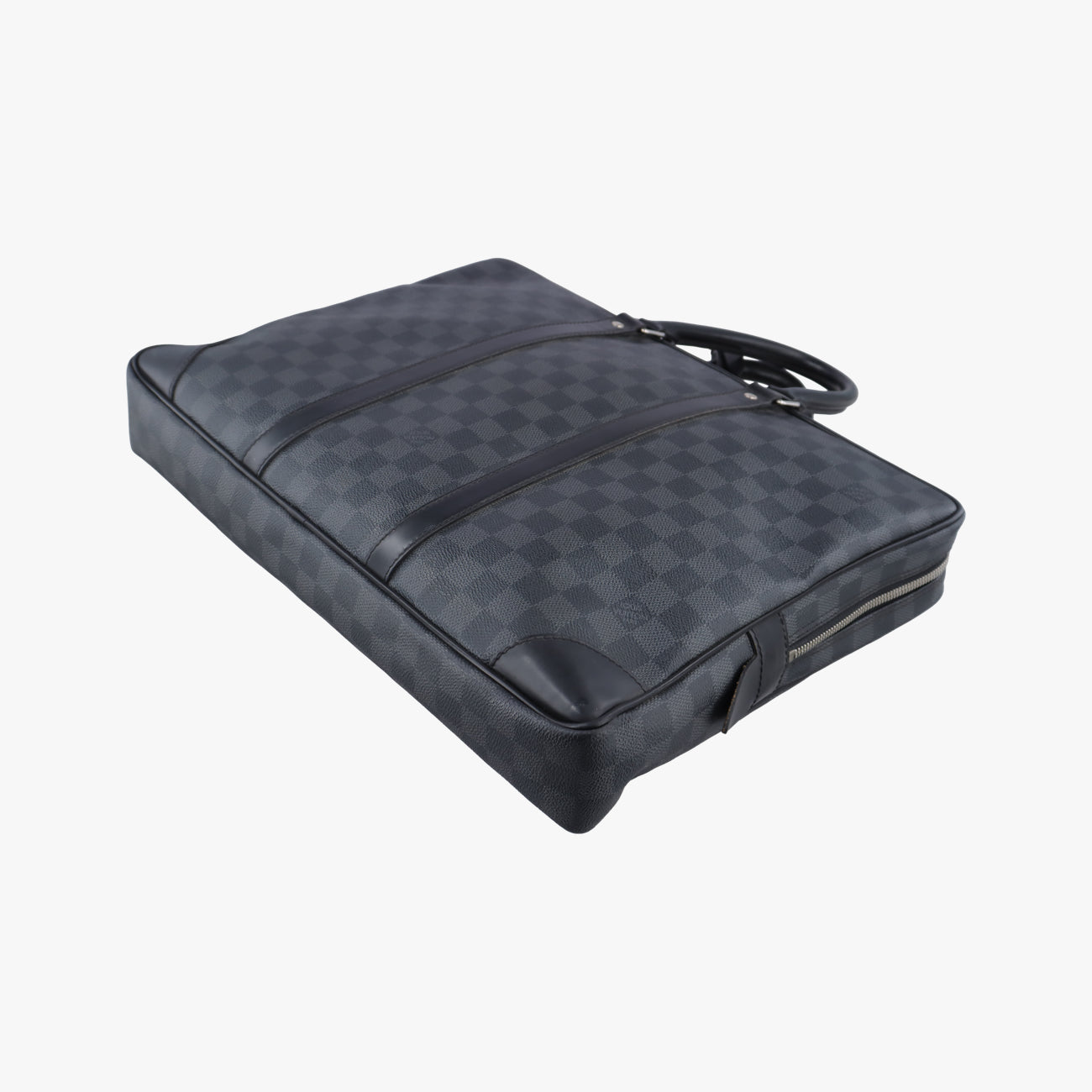 Porte Documents VoyageNoirDamier GraphiteN41125RI1193ポルト ドキュマン ヴォワヤージュノワールダミエグラフィットN41125RI1193