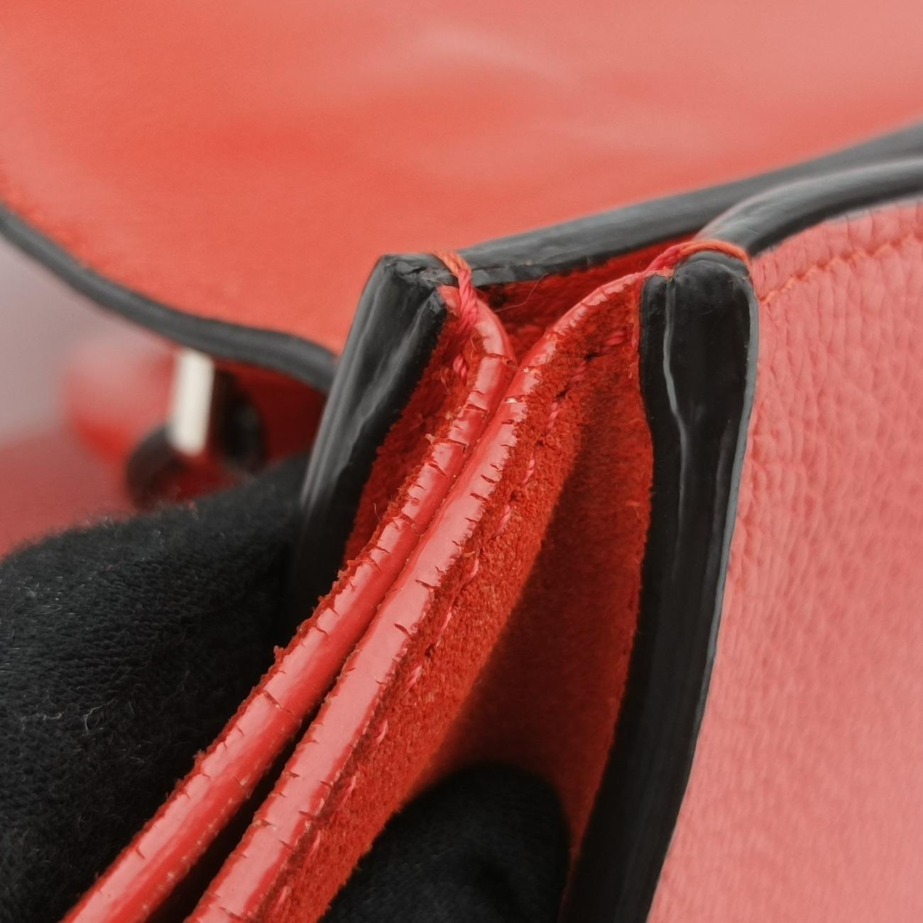 Trapeze MediumOrangeLeatherU-PA-0124トラペーズミディアムオレンジレザーU-PA-0124