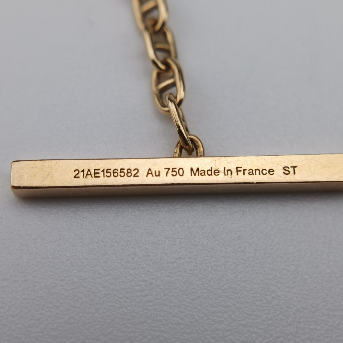Chaine d'Ancre ContourGoldenAU75021AE156582シェーヌ ダンクル コントゥールゴールドAU75021AE156582