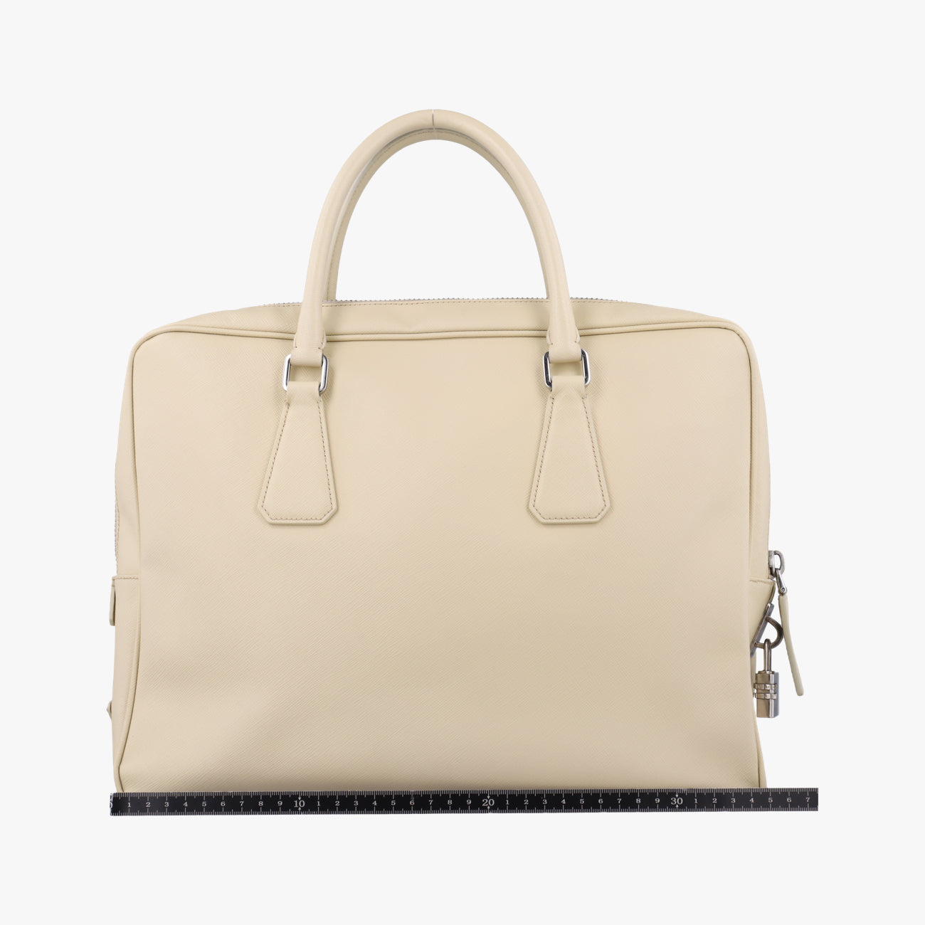 BriefcaseBeigeSAFFIANO Leather208ブリーフケースベージュサフィアーノレザー208